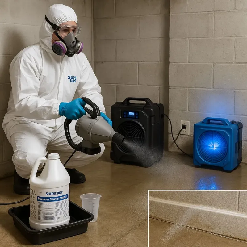 Sanitization and Odor Removal process in Nitro, WV