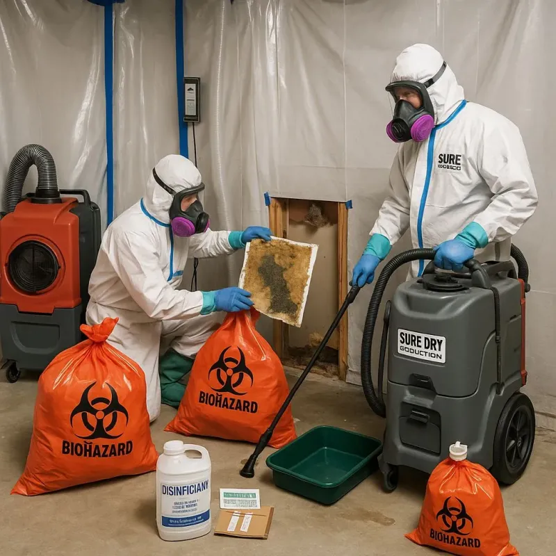 Contaminated Water Handling Protocols process in Nitro, WV