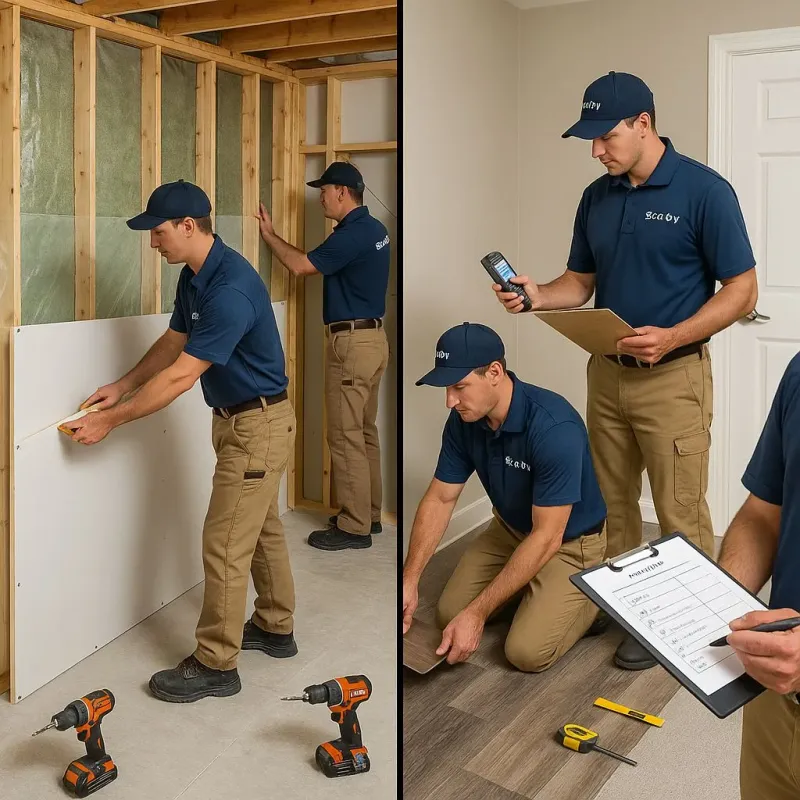 Repairs and Reconstruction process in Nitro, WV